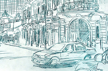 dibujo ciudad